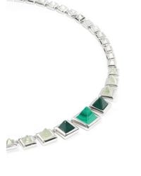Eddie Borgo | Multicolor Graduated Gemstone Pyramid Necklace | Lyst