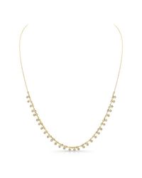 Anne Sisteron - 14kt Yellow Gold Diamond Multi Circle Necklace - Lyst