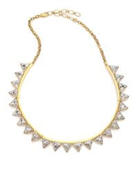 Ca&Lou | Metallic Suki Crystal Bib Necklace for Men | Lyst