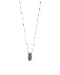 Lito | Blue 18K Rose Gold Necklace With Labradorite | Lyst