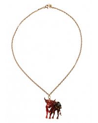 Matthew Williamson | Metallic Taurus Pendant Necklace | Lyst