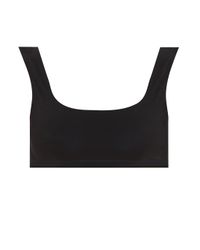 T By Alexander Wang | Black Two Tone Swim Top | Lyst
