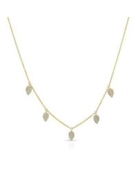 Anne Sisteron | 14Kt Yellow Gold Diamond Tessa Necklace | Lyst