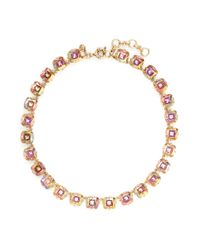 J.Crew | Multicolor Faceted Cone Necklace | Lyst