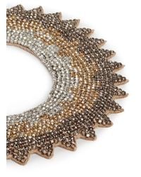 Valentino | Multicolor Grosgrain Tie Spike Strass Collar Necklace | Lyst