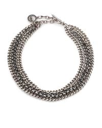 Giles & Brother | Metallic Crystal Cup Chain Necklace | Lyst