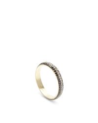 Lizzie Mandler | Metallic Pave Cigar Band Ring | Lyst