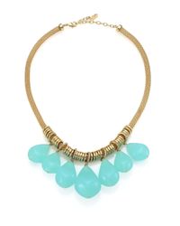 ABS By Allen Schwartz | Metallic Seaglass Brights Beaded Chain Rope Necklace | Lyst
