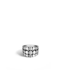 John Hardy | Metallic Dome Ring | Lyst