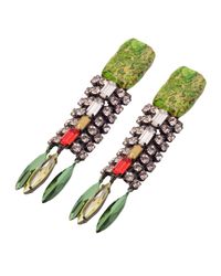 Iosselliani | Green Jasper Earrings | Lyst