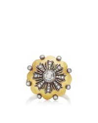 Arman Sarkisyan | Metallic Diamond Cupcake Sunburst Ring | Lyst