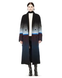 Alexander Wang | Brown Double Breasted Long Car Coat | Lyst