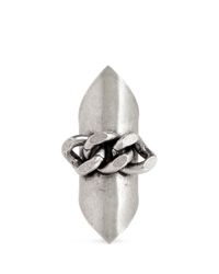 Ela Stone | Metallic Alexander Chain And Plate Ring | Lyst