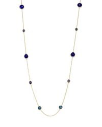 Ippolita | Metallic Rock Candy Liberty Semi-precious Multi-stone & 18k Yellow Gold Long Station Necklace | Lyst