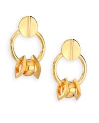 Lizzie Fortunato | Metallic Tortola Retro Link Drop Earrings | Lyst