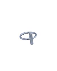 Adina Reyter - Metallic Bar Ring In Silver - Lyst