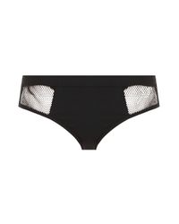 T By Alexander Wang | Black Mesh Matt Tricot Swim Bottom | Lyst