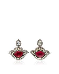 Amrapali | Red One Of A Kind Diamond & Ruby Drop Earrings | Lyst