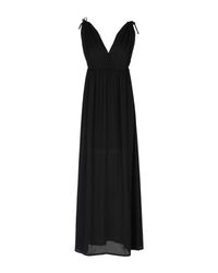 Traffic People Black Long Dress