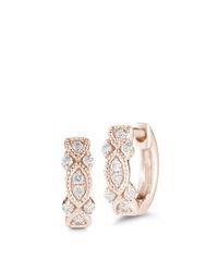 Dana Rebecca | Pink Rochelle Jo Marquise Huggie Hoops | Lyst