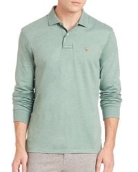 Polo Ralph Lauren | Green Cotton Polo for Men | Lyst