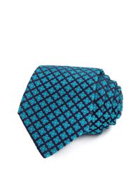 Ted Baker | Blue Cross With Diamond Center Classic Tie for Men | Lyst
