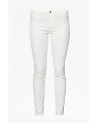 French Connection | White Cobra Foil Trousers | Lyst