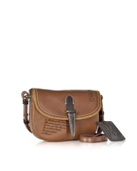 La Martina | Brown Mirada Cognac Leather Small Shoulder Bag | Lyst