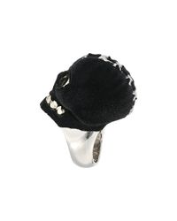 Alexander McQueen | Metallic Corset Ring for Men | Lyst