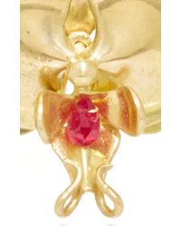 Annette Ferdinandsen | Metallic Orchid Earrings | Lyst