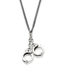 King Baby Studio | Metallic Small Handcuffs Pendant Necklace | Lyst