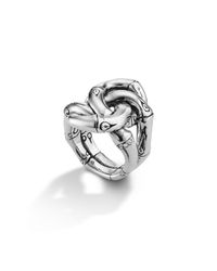 John Hardy | Metallic Knot Ring | Lyst