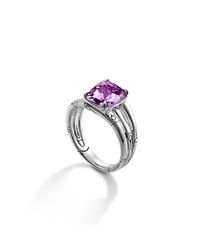 John Hardy | Metallic Octagon Ring | Lyst