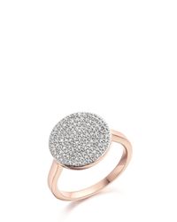Monica Vinader | Metallic Ava Disc Ring | Lyst