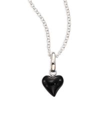 Ippolita | Metallic Onyx & Sterling Silver Heart Charm | Lyst