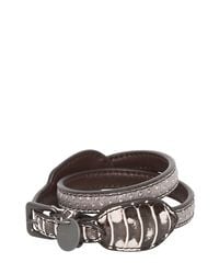 Bottega Veneta | Multicolor Double Intreccio Karung Bracelet | Lyst