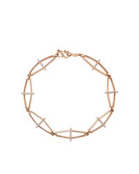 Monique Péan | Metallic Double Trapezoid Open Link Bracelet | Lyst