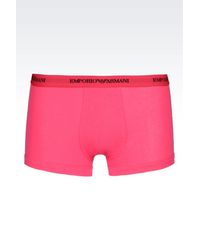 Emporio Armani | Purple Set Of Two Boxers for Men | Lyst