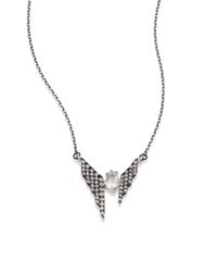 Alexis Bittar Fine | Metallic Sky Marquis Clear Quartz, White Sapphire & Sterling Silver Fringe Necklace | Lyst