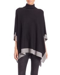 Splendid | Black Saddle Turtleneck Sweater | Lyst
