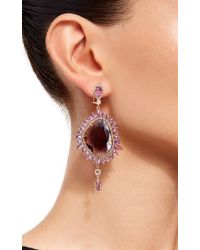 Sutra | Purple Sapphire Drop Earrings | Lyst
