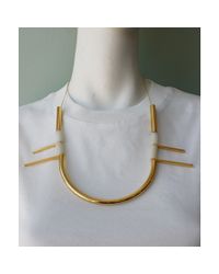 Maslo Jewelry | Metallic Ace High Necklace | Lyst
