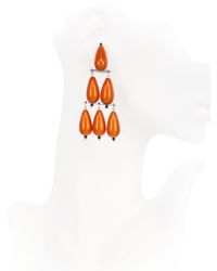 Lucia Odescalchi Orange Appia Earrings