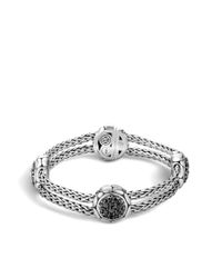 John Hardy | Black Kali Four-station Bracelet | Lyst