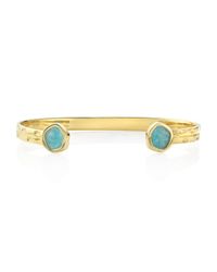 Monica Vinader | Blue Atlantis Thin Cuff | Lyst