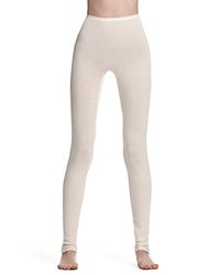 Hanro | White Woolen Silk Basic Longlegs | Lyst