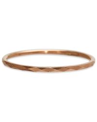 Lucy Folk - Pink Diamond Cut Rose Promise Ring - Lyst