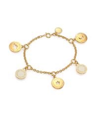 Marc By Marc Jacobs | Metallic Cutout Cosmic Coins Charm Bracelet | Lyst