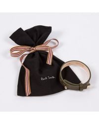 Paul Smith | Women'S Olive Green Leather Bracelet | Lyst
