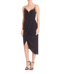 Zimmermann | Black Silk Lace Underwire Dress | Lyst